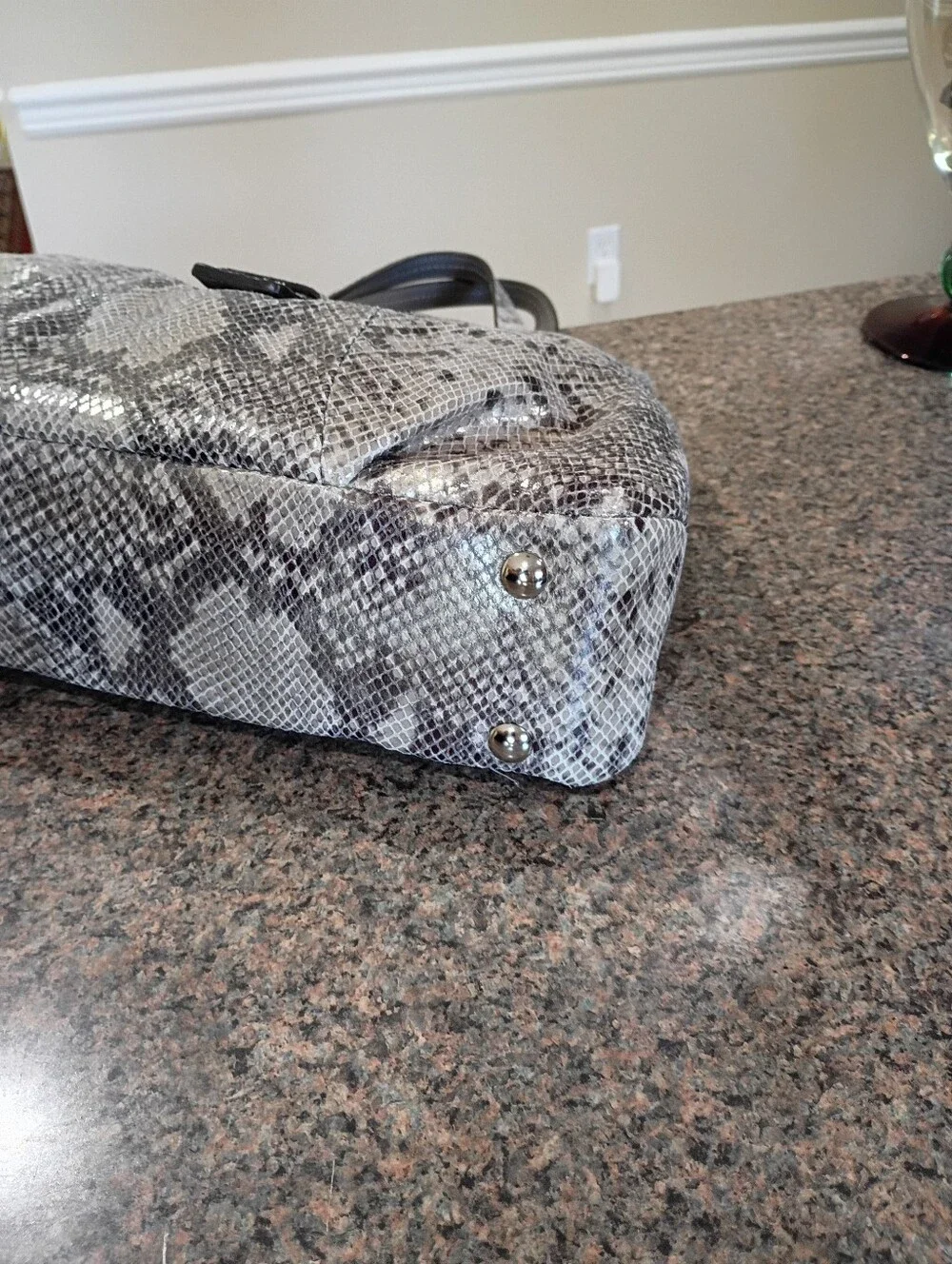 NWT Coach Soho Python Embossed Carryall